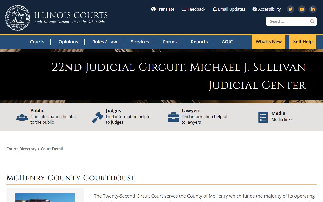 Peoria County court records 10th Judicial Circuit courthouse